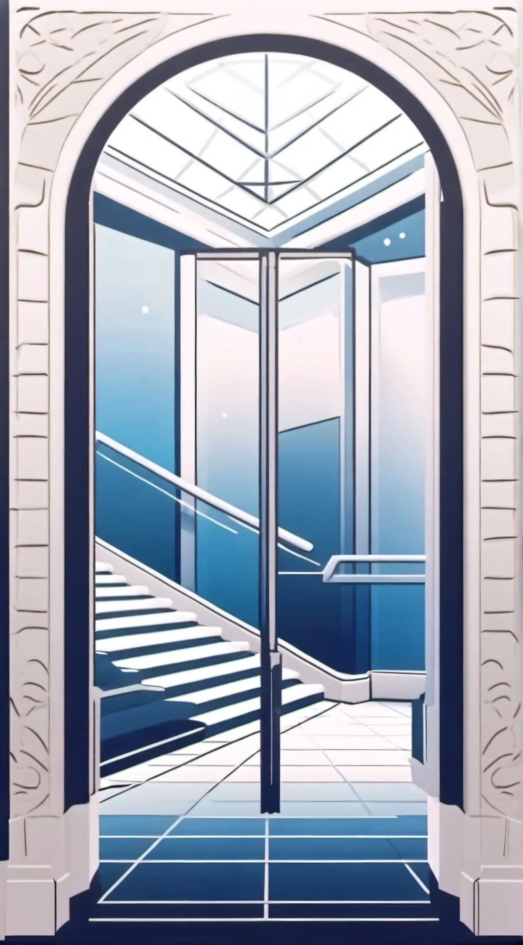 ai character: FPE elevator  background