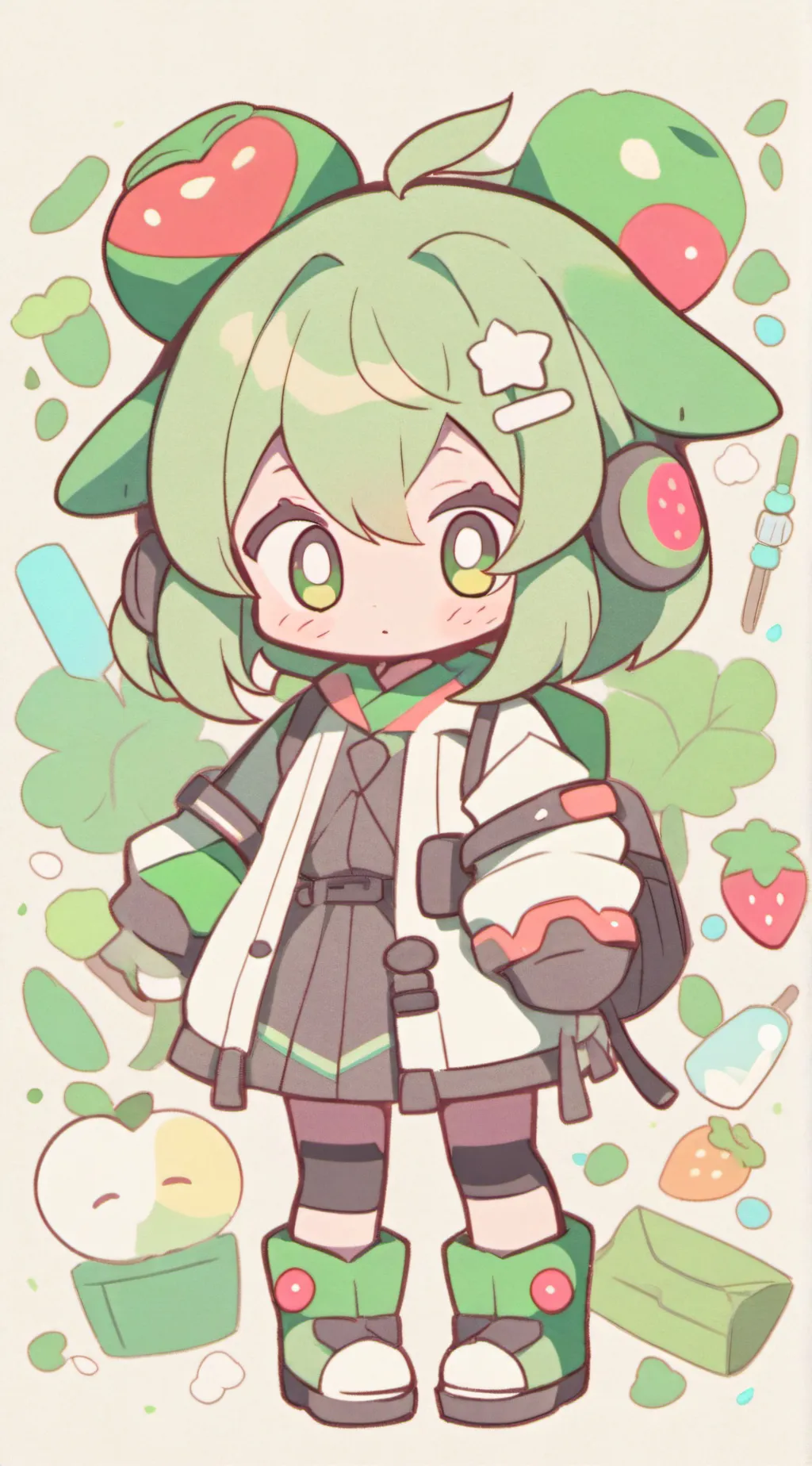 ai character: baby background