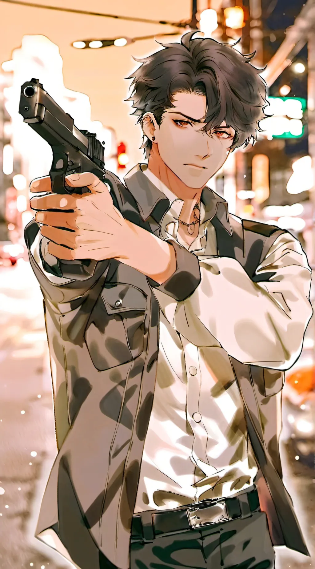 ai character: FOCUS background