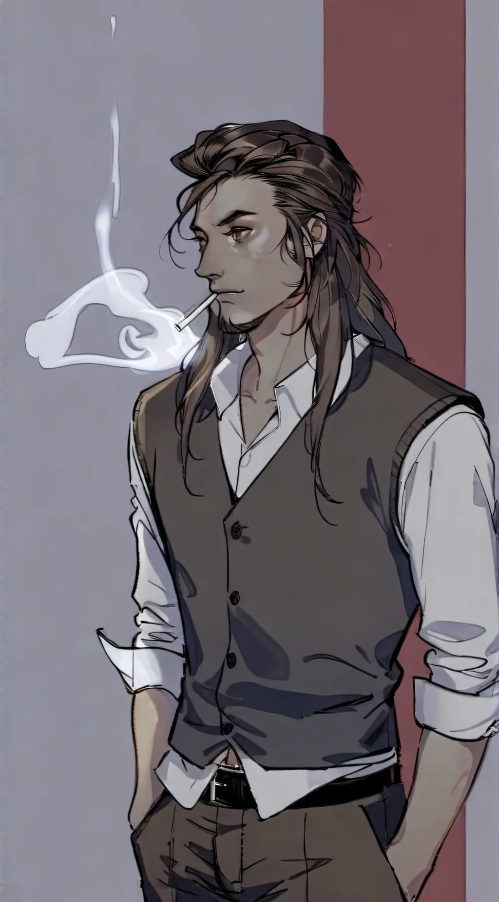 ai character: LARRY!!!!!! background