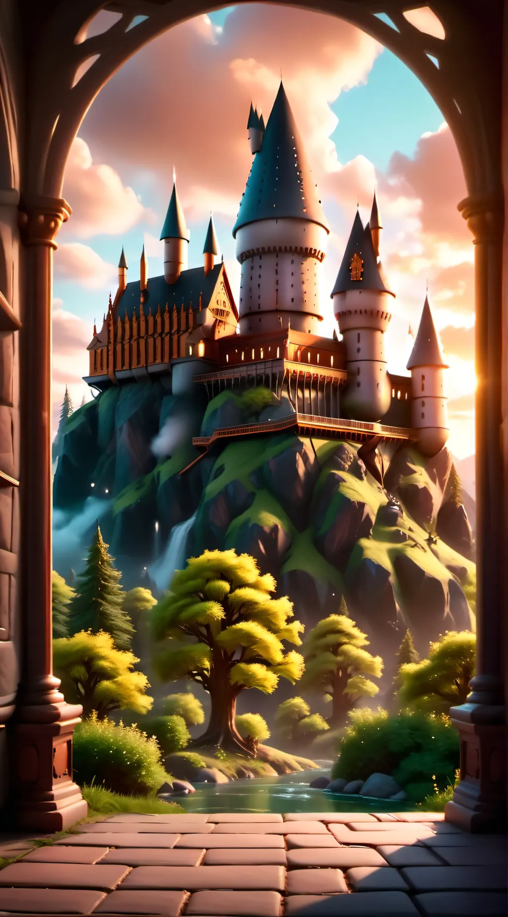 ai character: -HoGwArTs- background