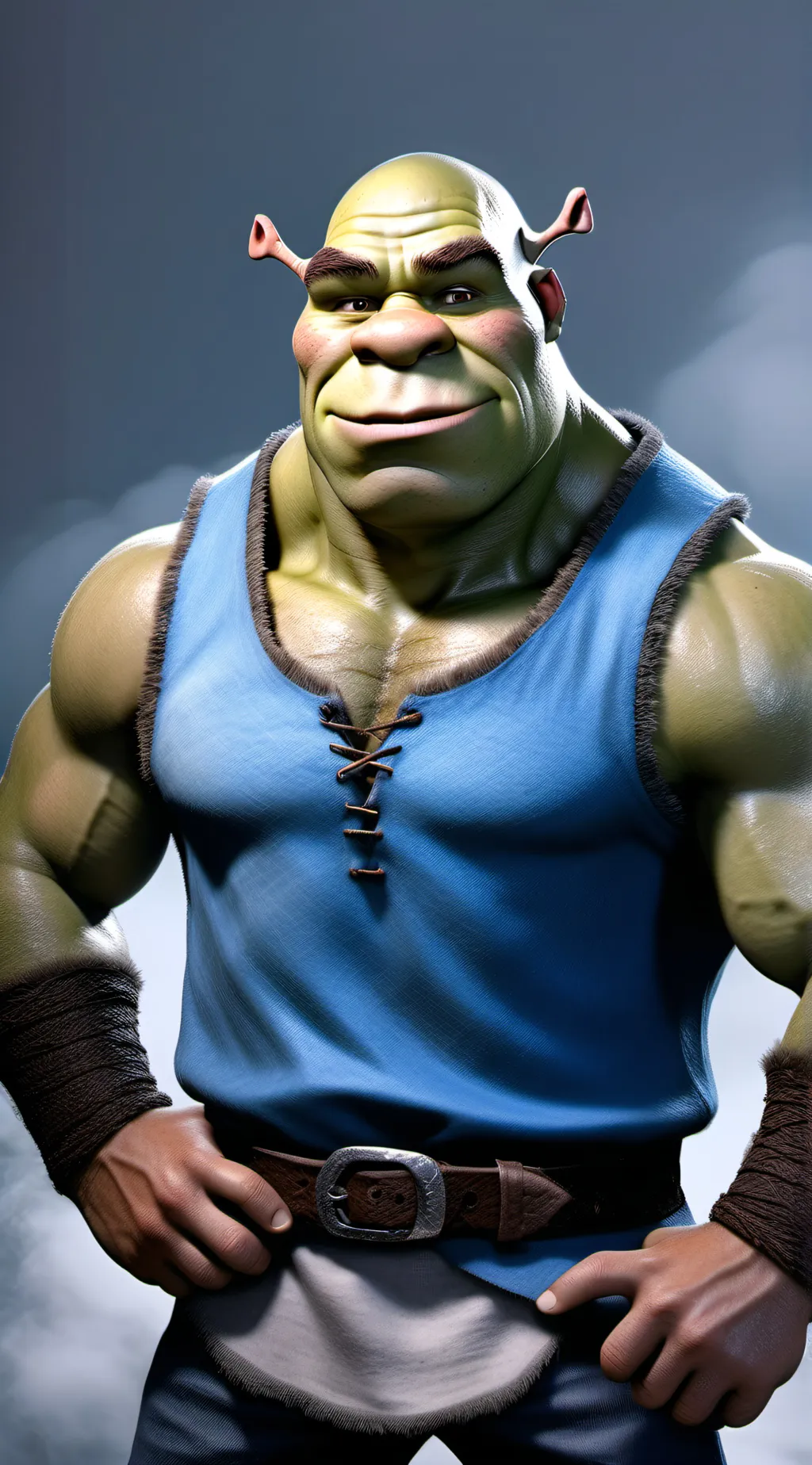 ai character: shrek husband background