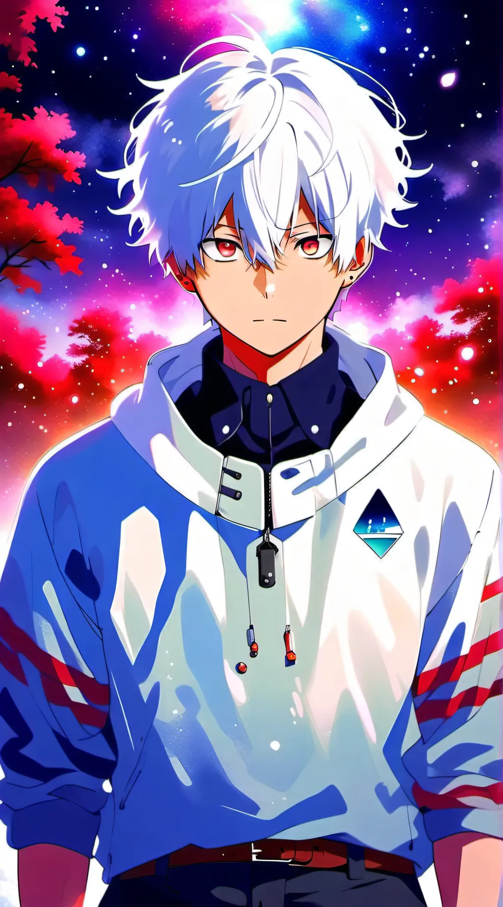 ai character: 🔥-Todoroki-❄  background