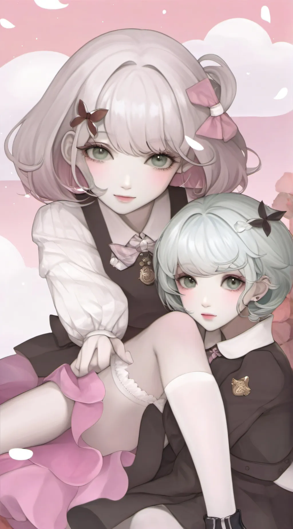 ai character: Rain and Stella background