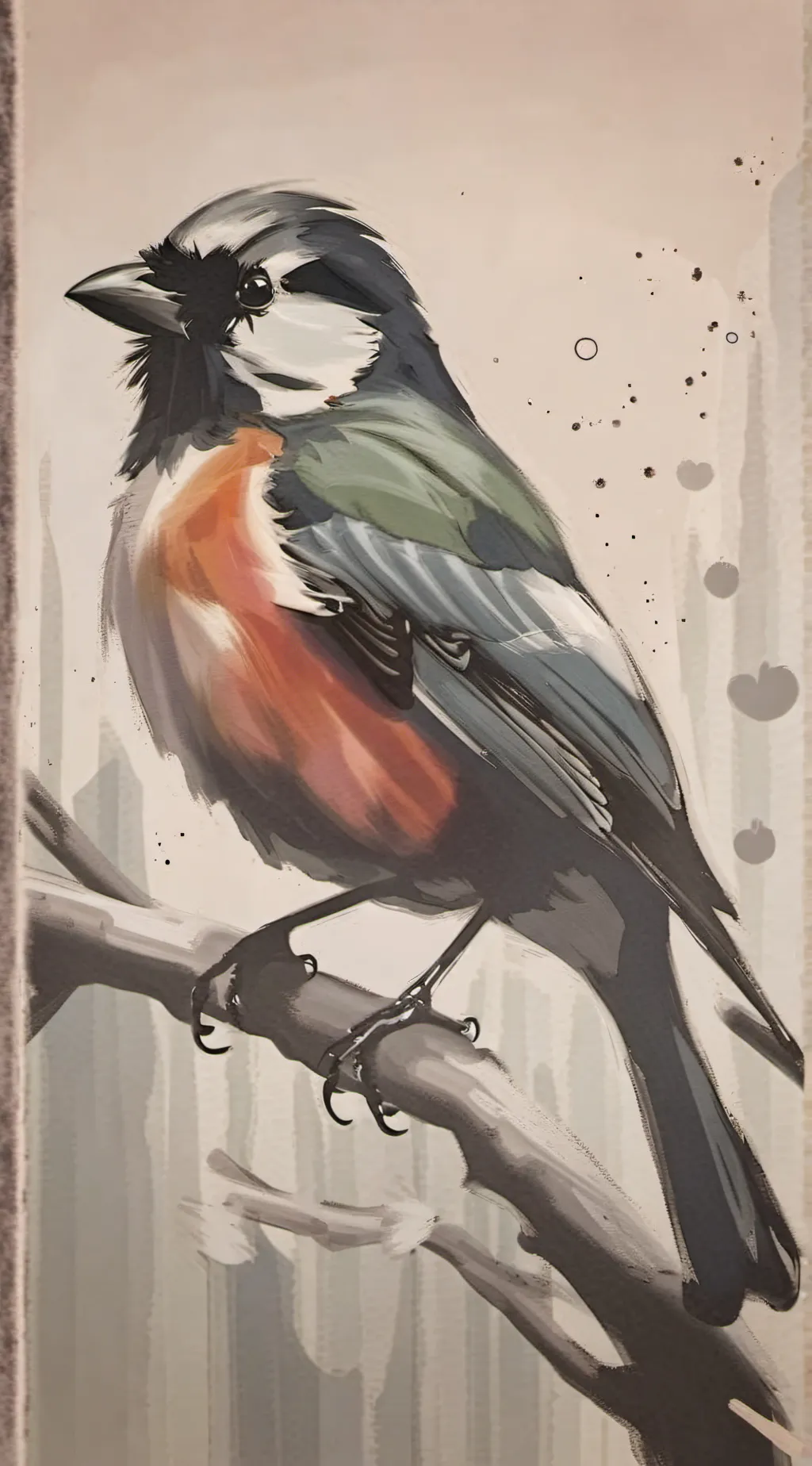 ai character: Therapy bird background