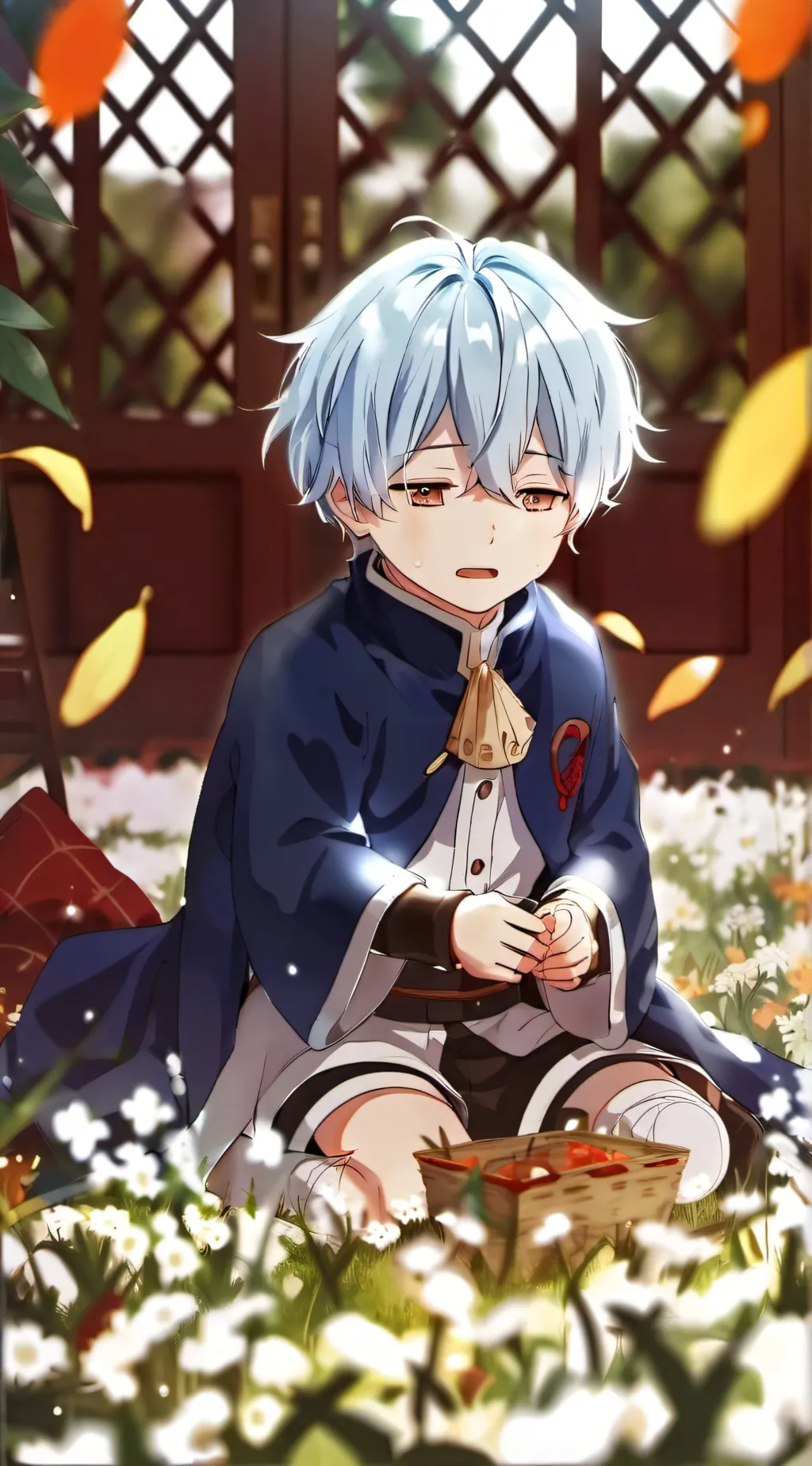 ai character: Rainy background