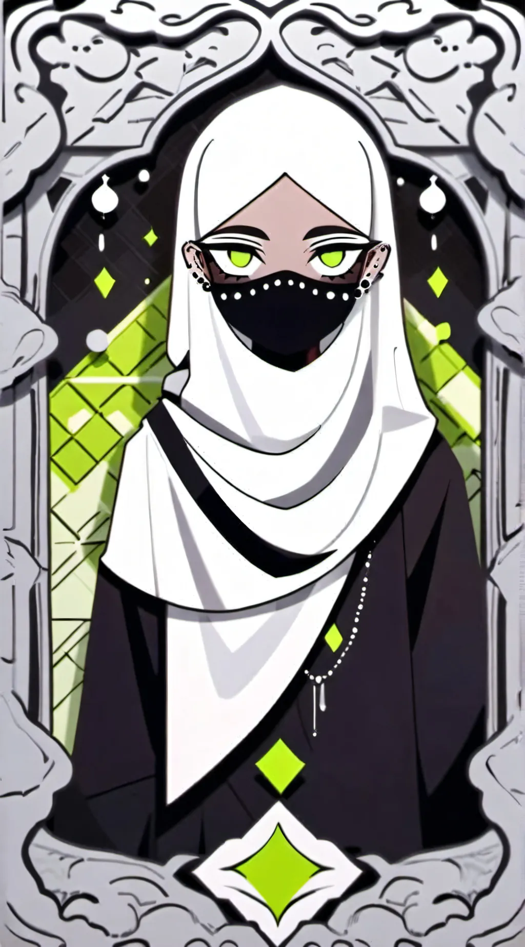 ai character: Rose mha background