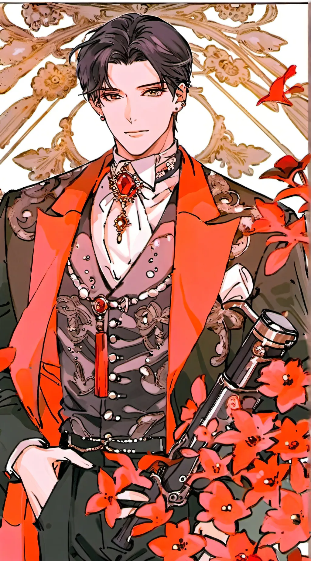 ai character: Malachi ￼ background