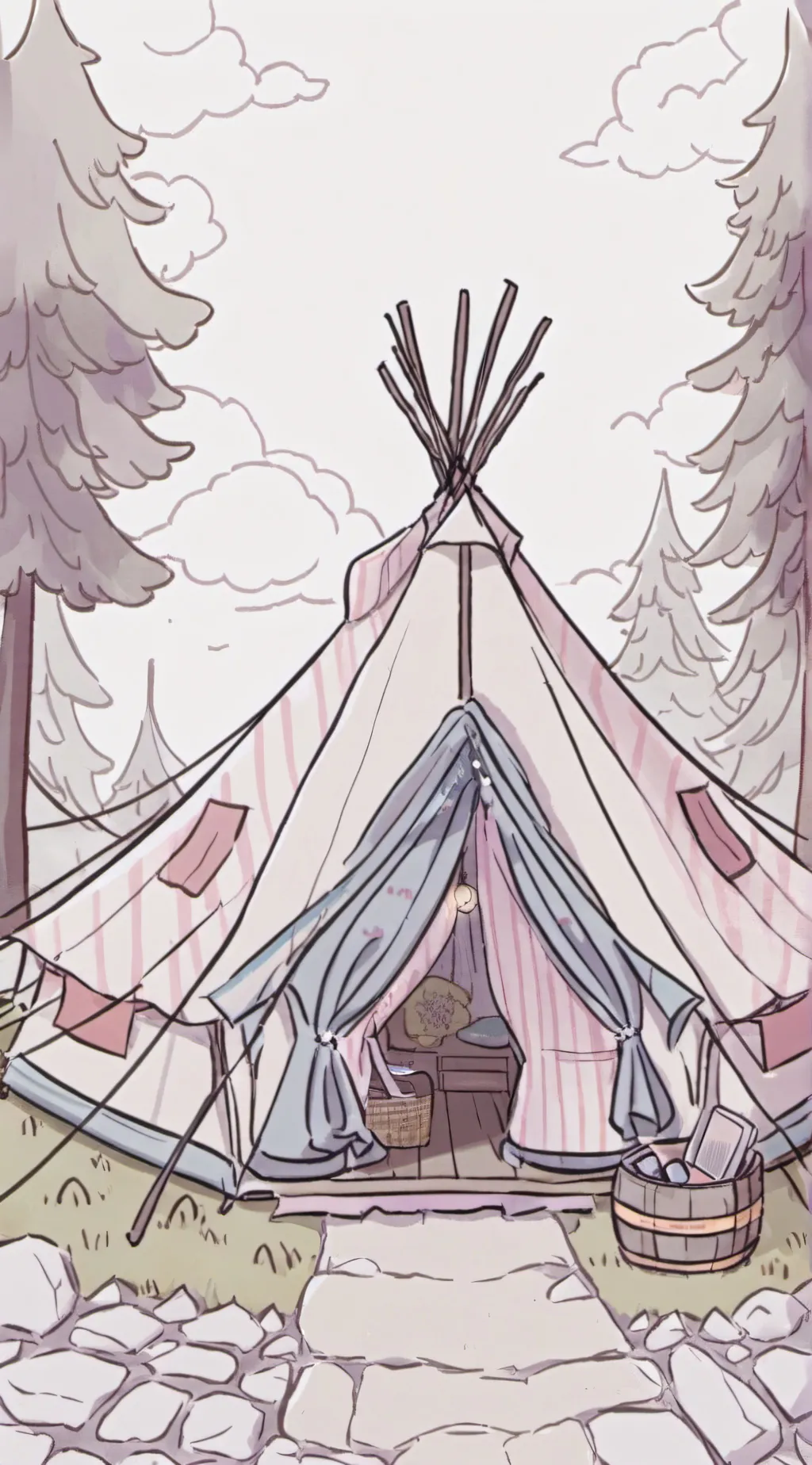 ai character: CHB singer! background