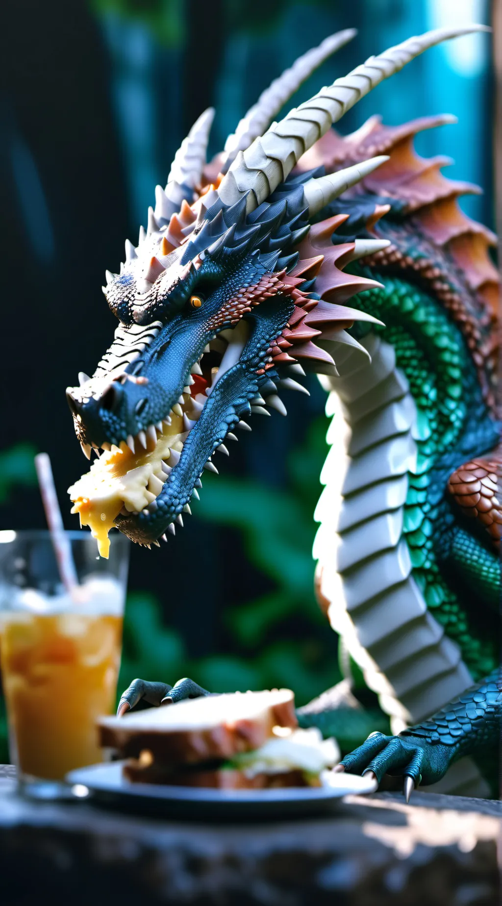 ai character: dragon i can't thi background