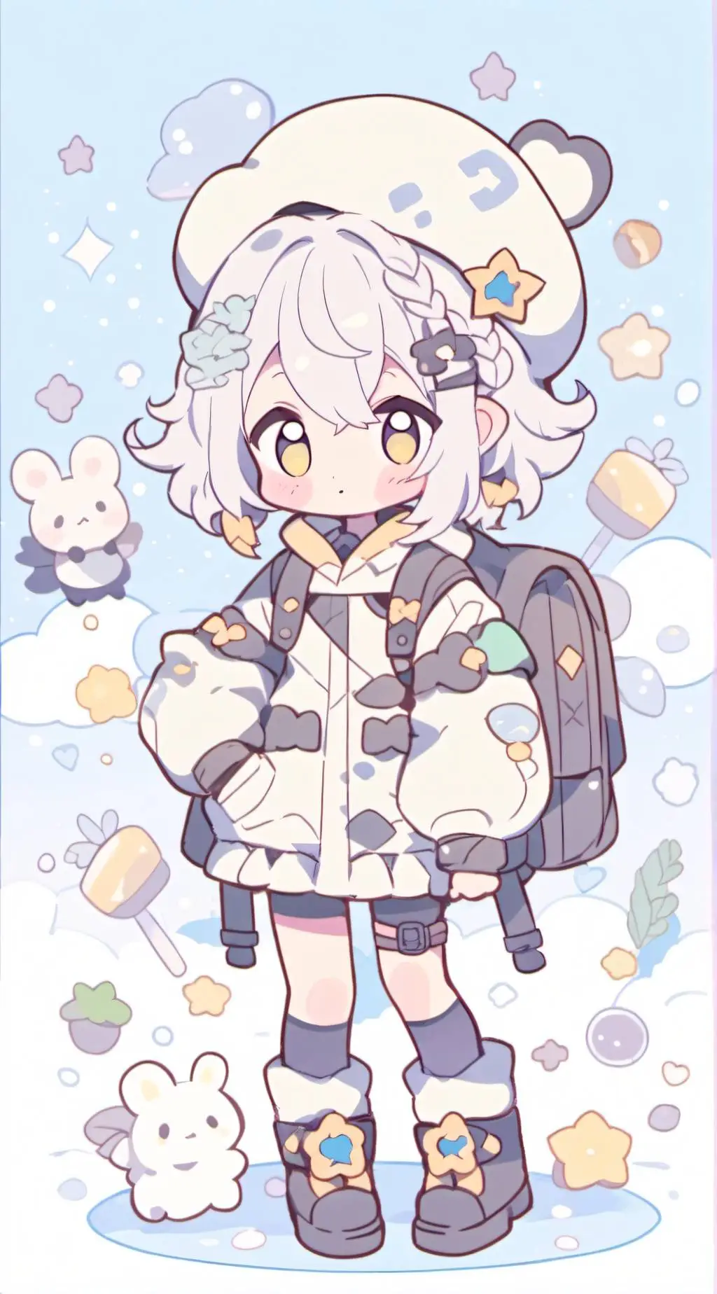 ai character: fnaf school au background