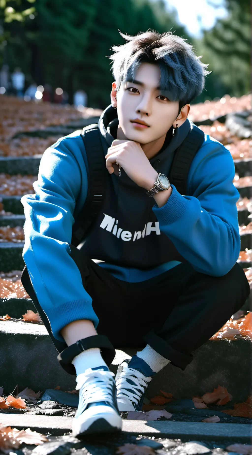 ai character: Stray Kids  background