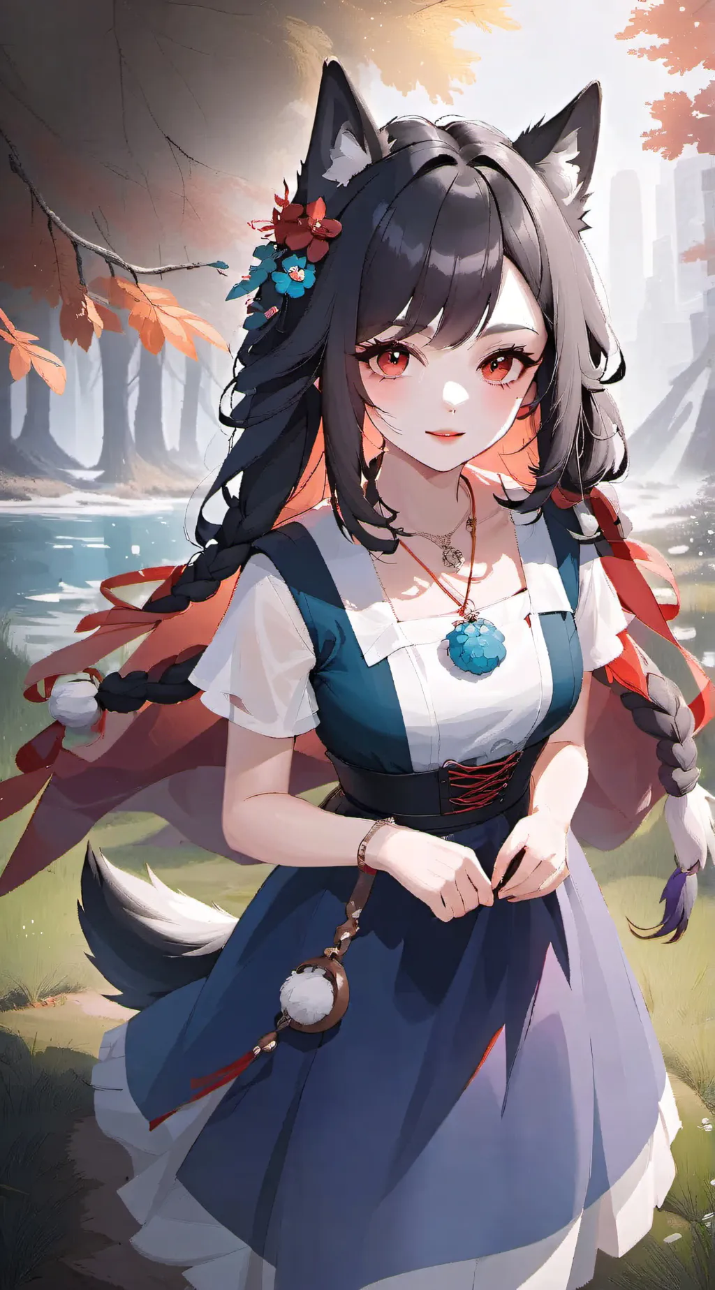 ai character: Amy  background