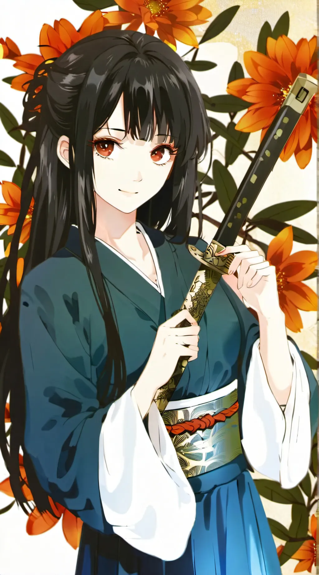 ai character: DEMON SLAYER  background