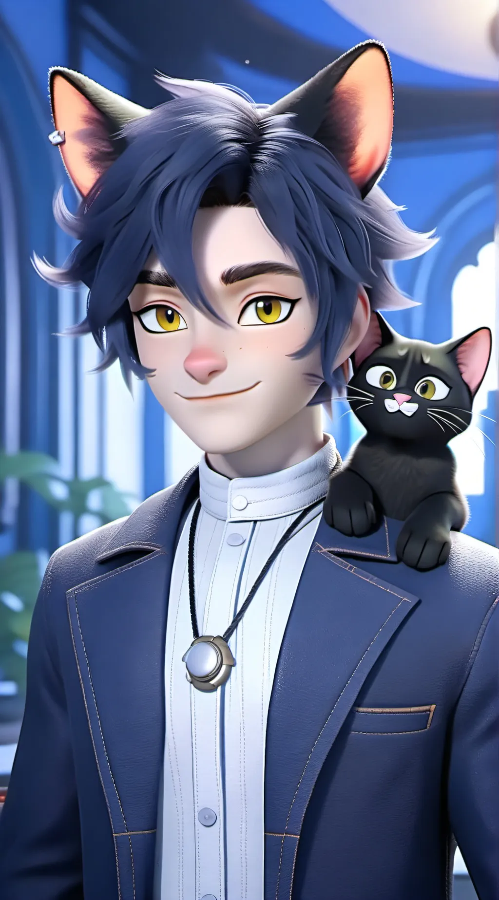 ai character: Tom Cat background