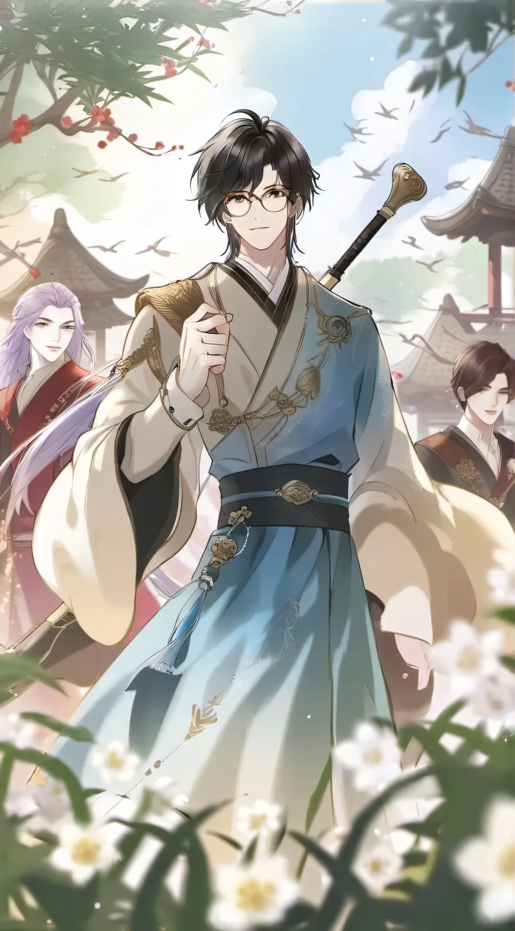 ai character: all men world background