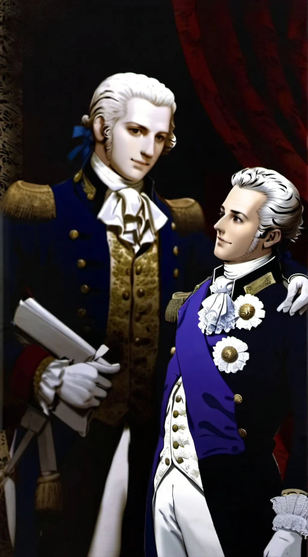 ai character: Lafayette and Alex background