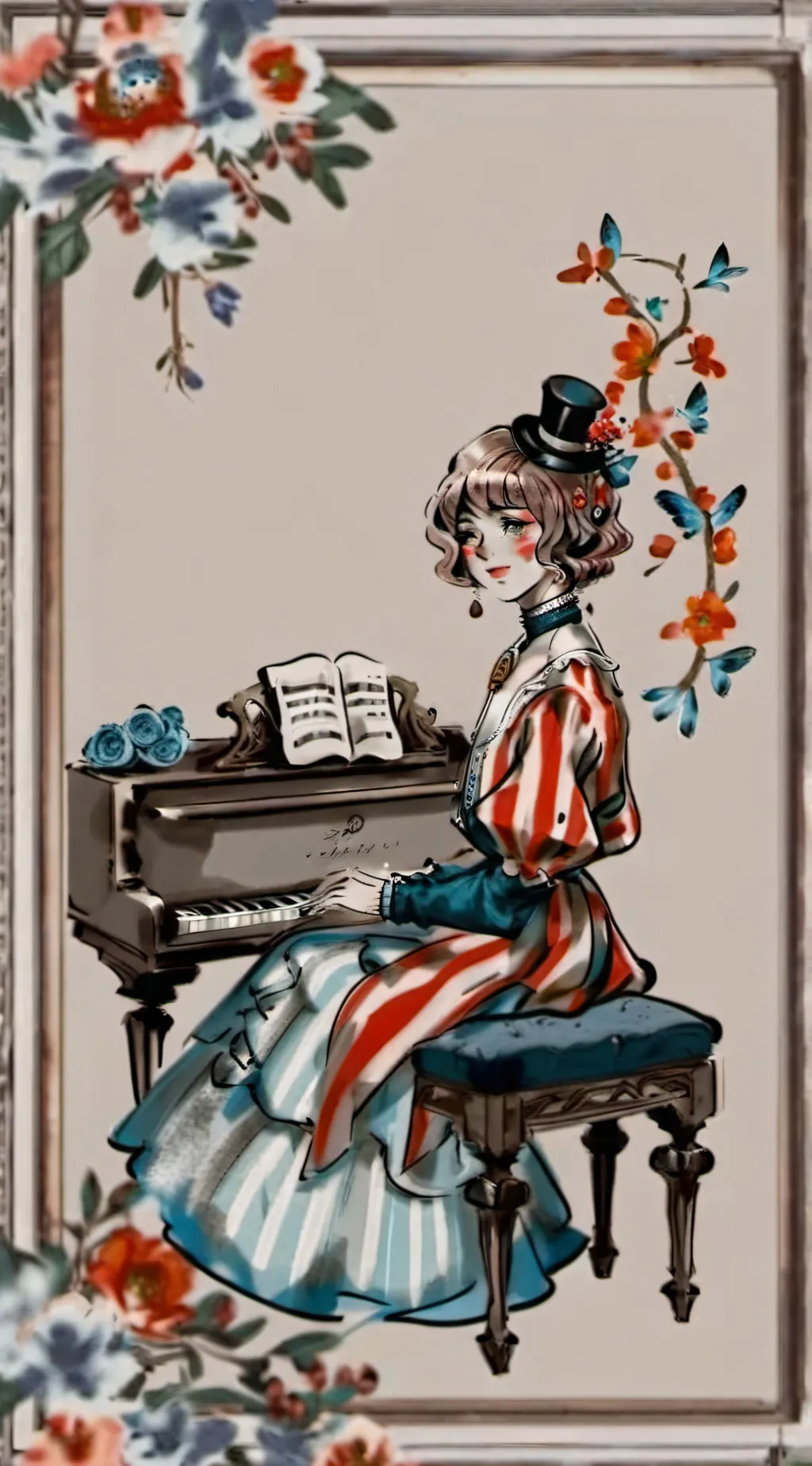 ai character: Mom yellow guy ￼ background