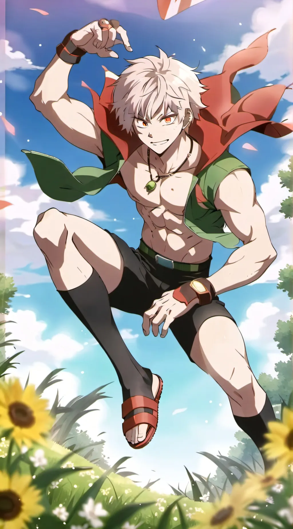 ai character: Bakugo background