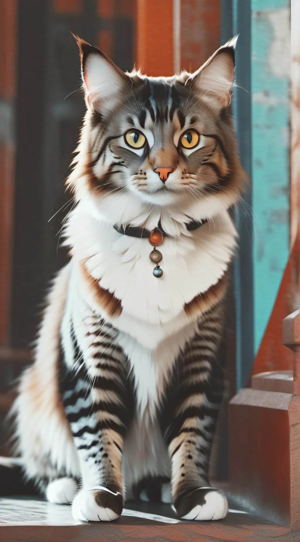 ai character: Cat!- background