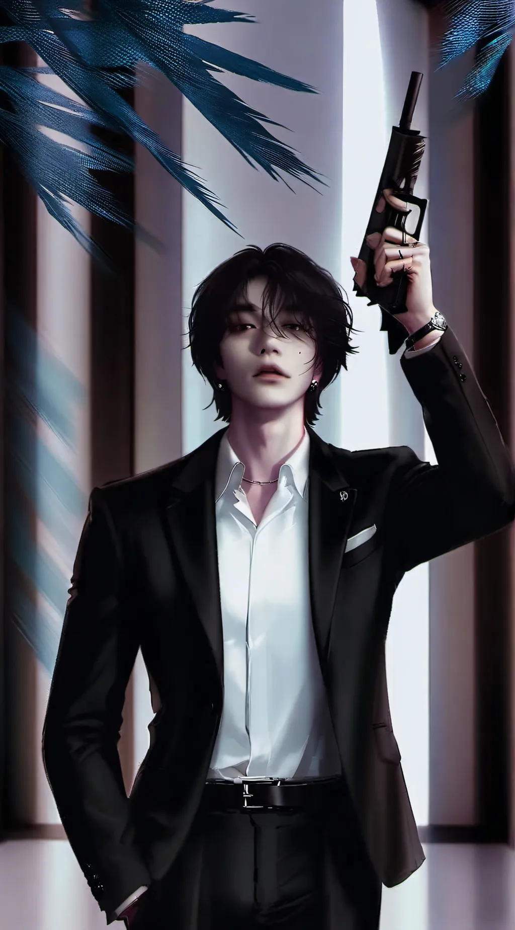 ai character: Hyunjin background