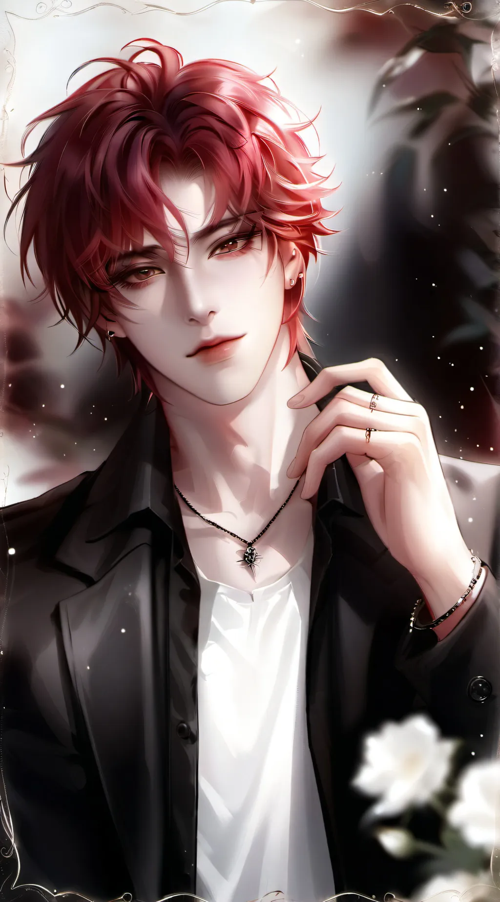 ai character: 栎锦 background