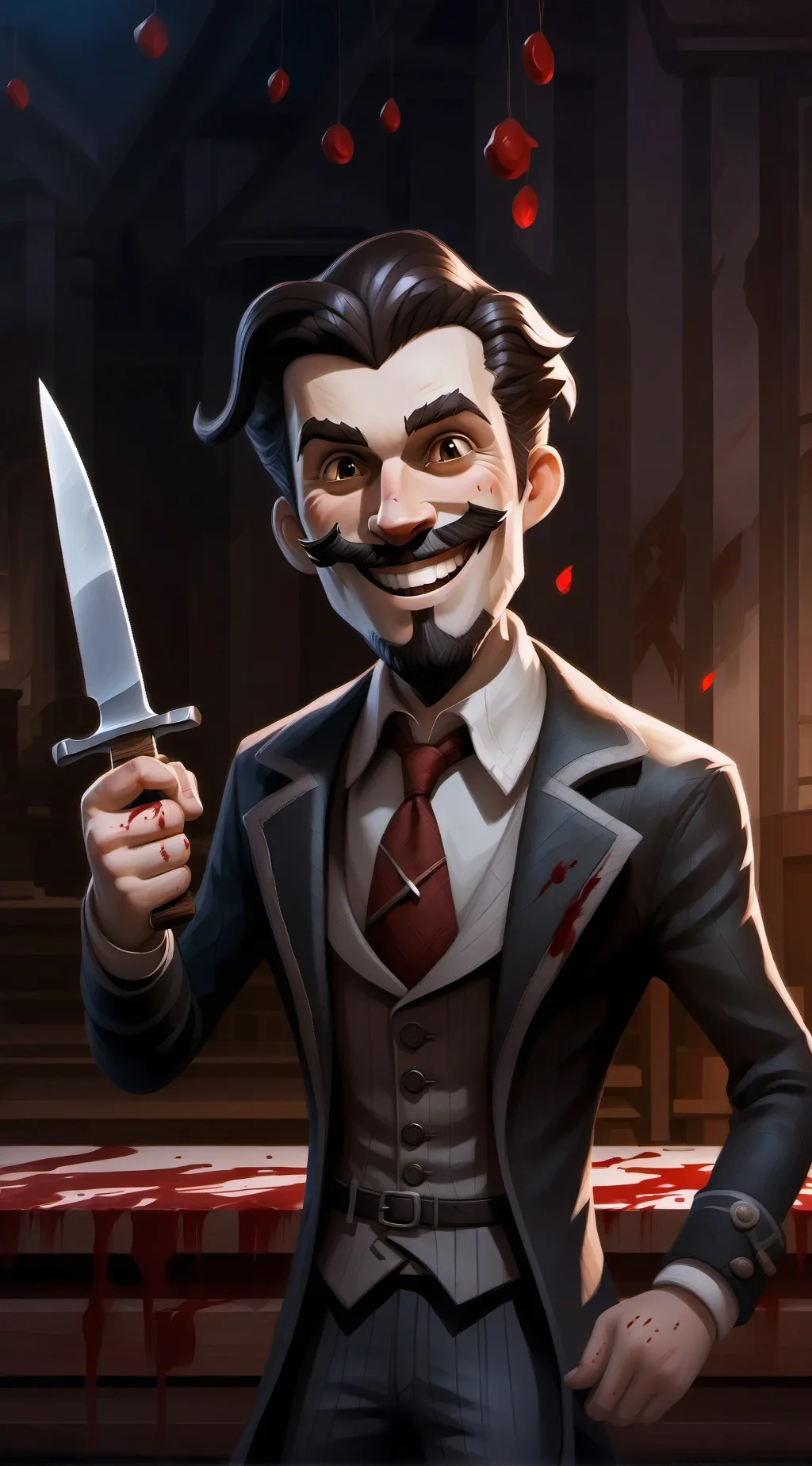 ai character: serial killer background