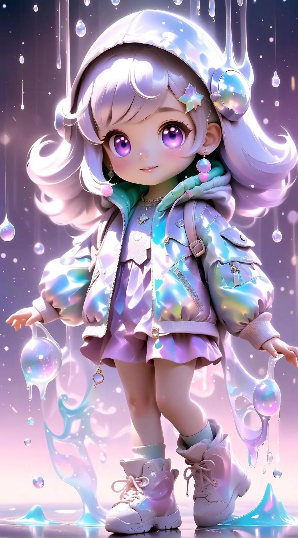 ai character: angel  background