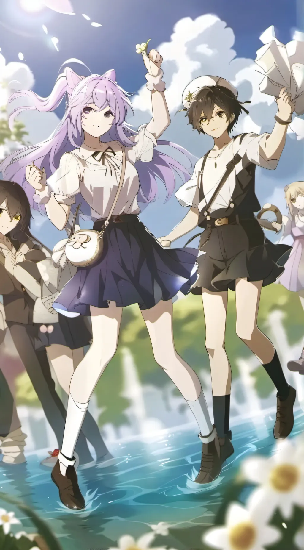 ai character: Aphmau  background