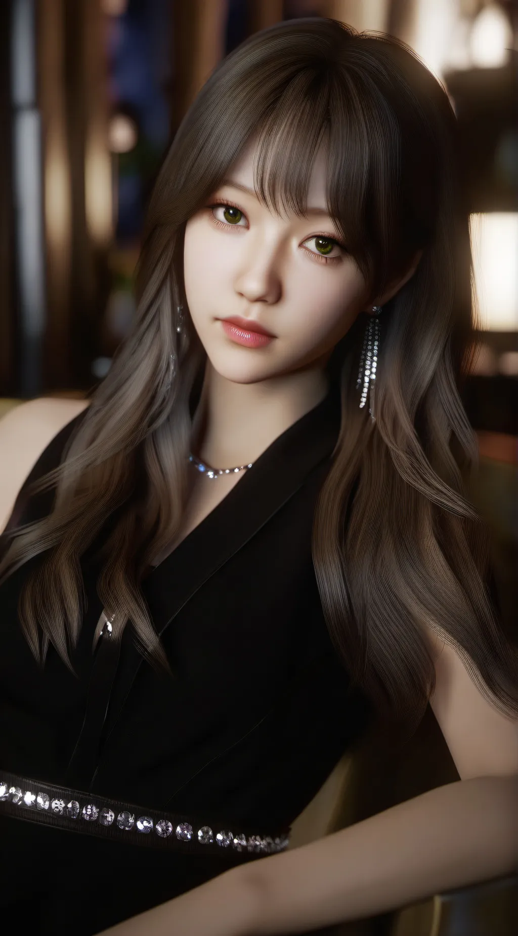 ai character: blackpink background