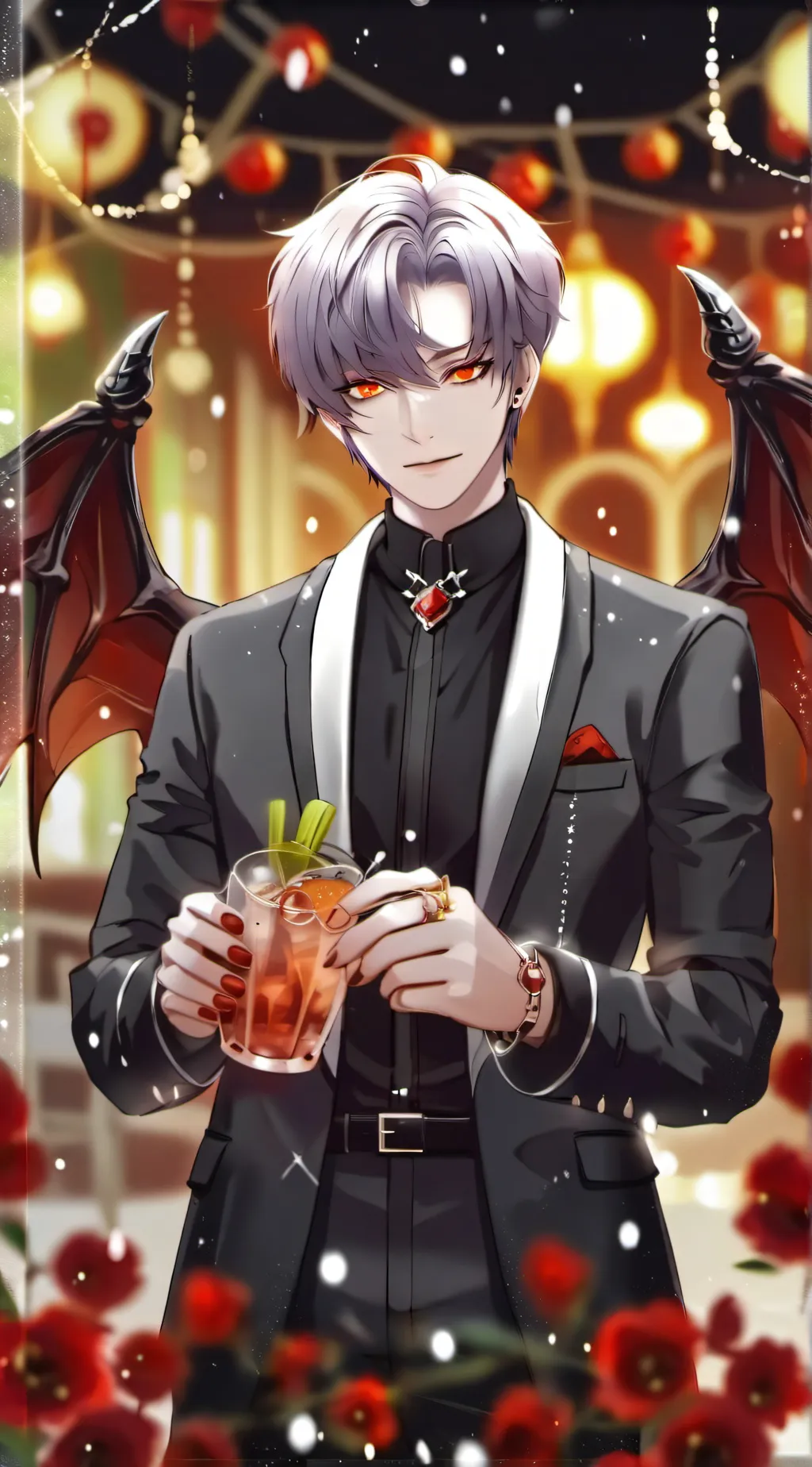 ai character: demon background