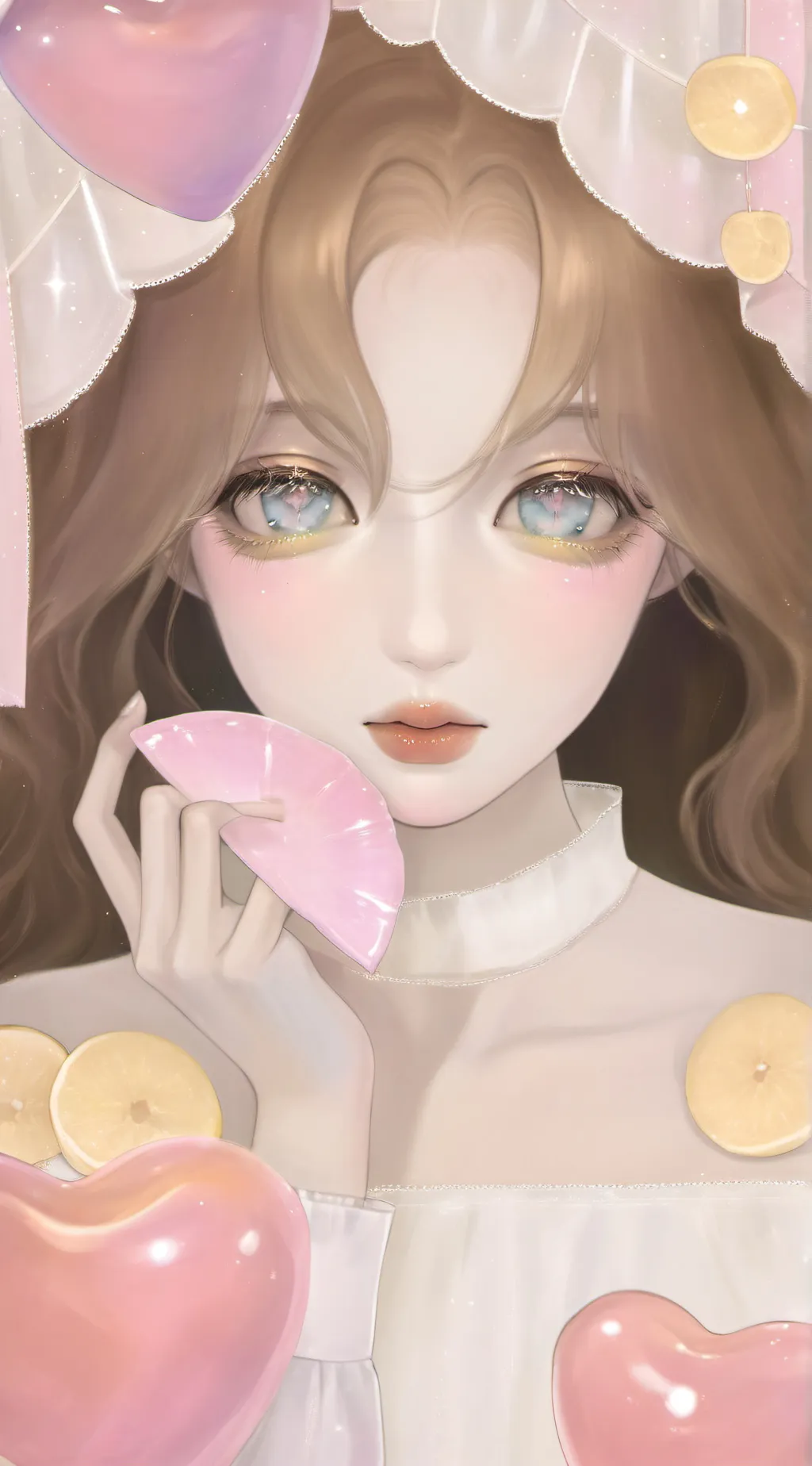 ai character: Ur girlfriend  background