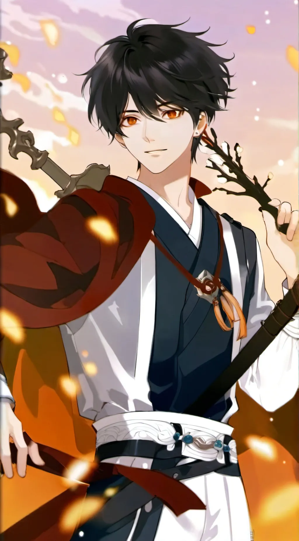 ai character: Jin woo x cha hea background