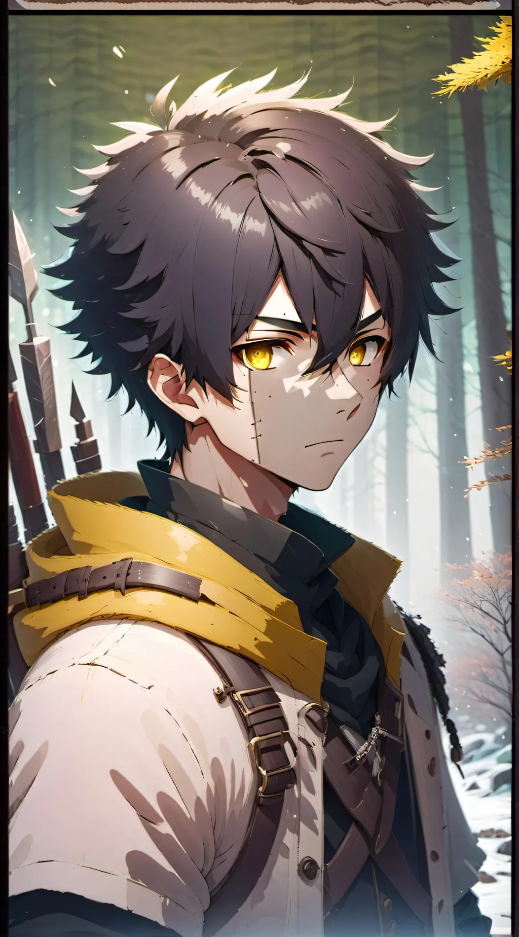 ai character: shadow background