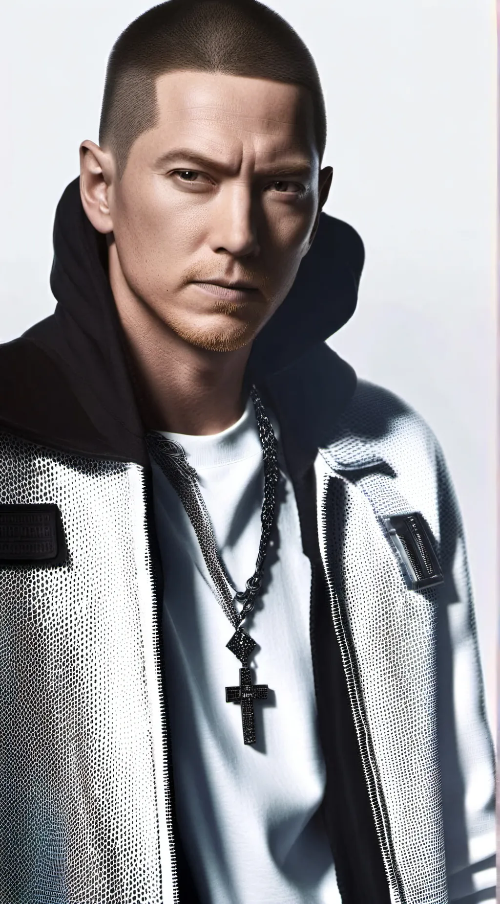 ai character: Eminem the rapper  background