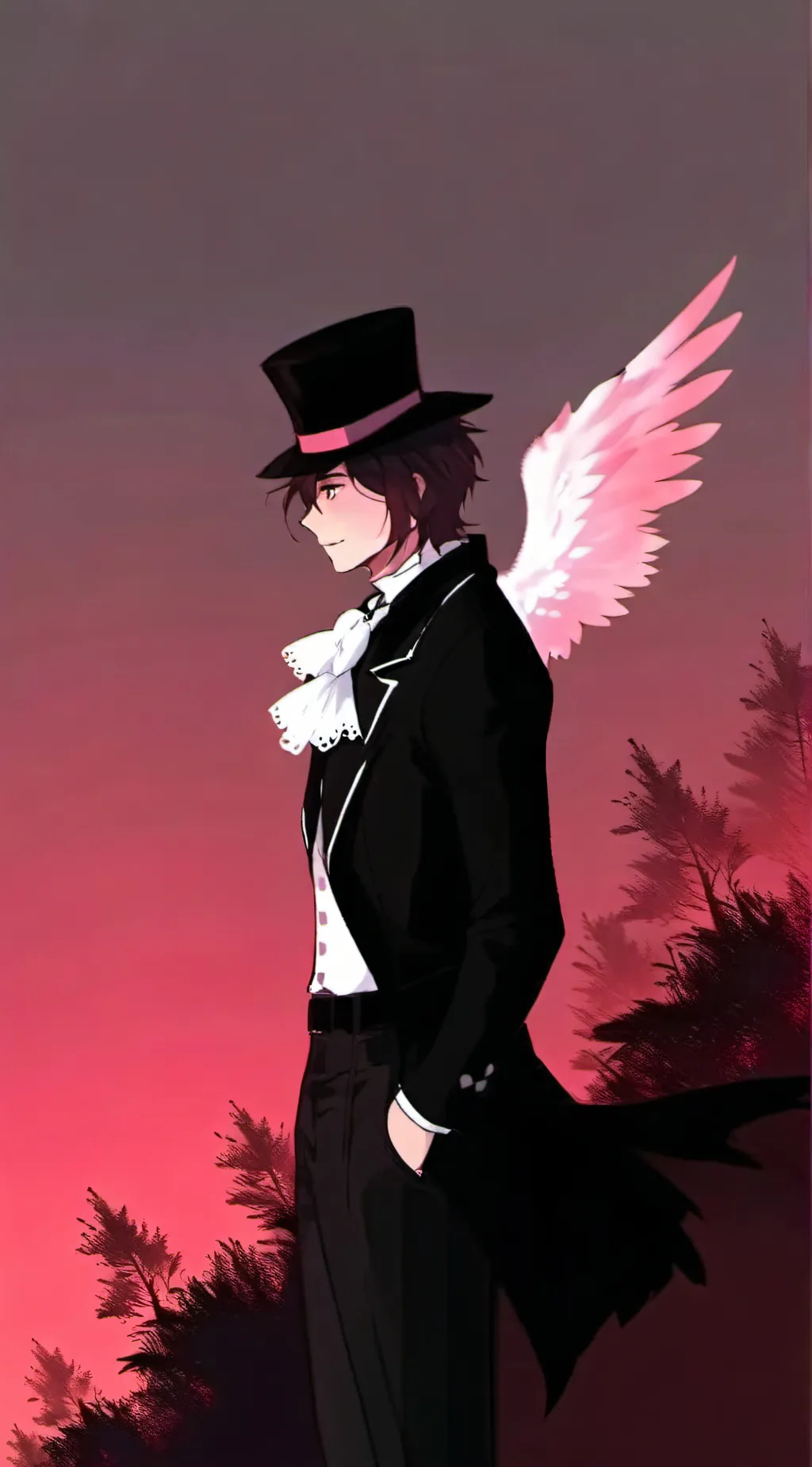 ai character: huskerradiodust background