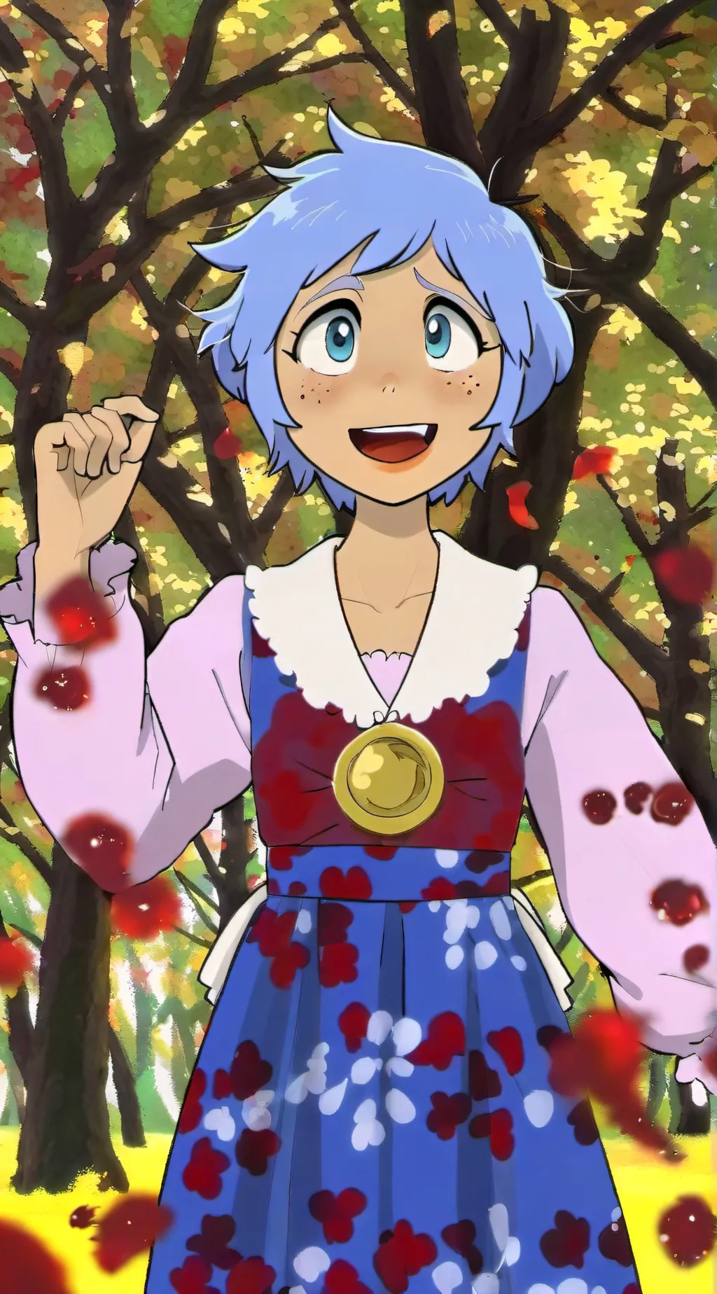 ai character: Crazy joy background