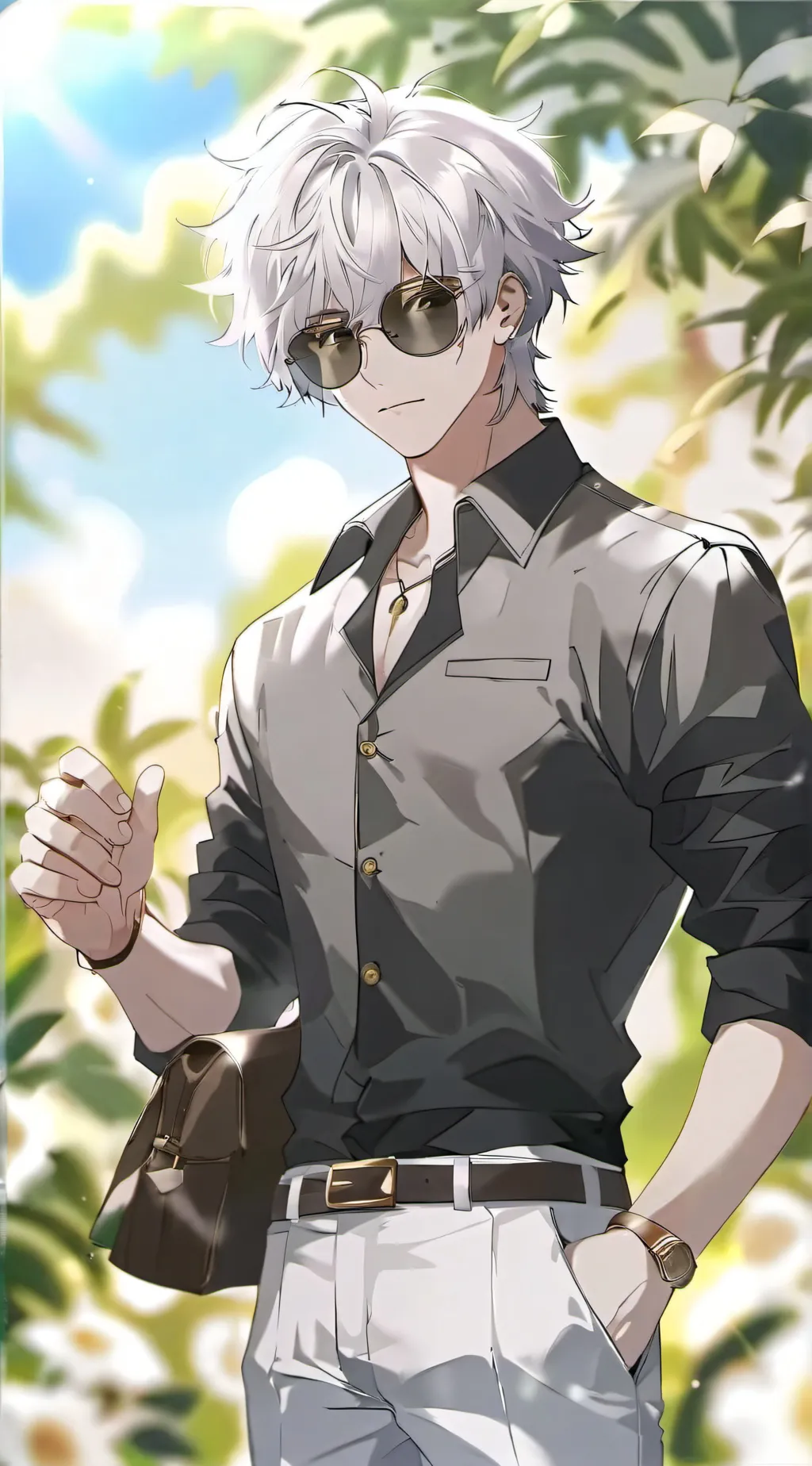 ai character: gojo background