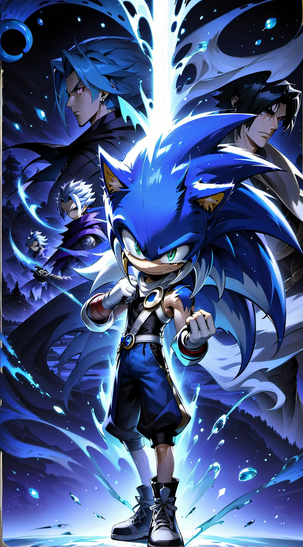ai character: sus sonic and crew background