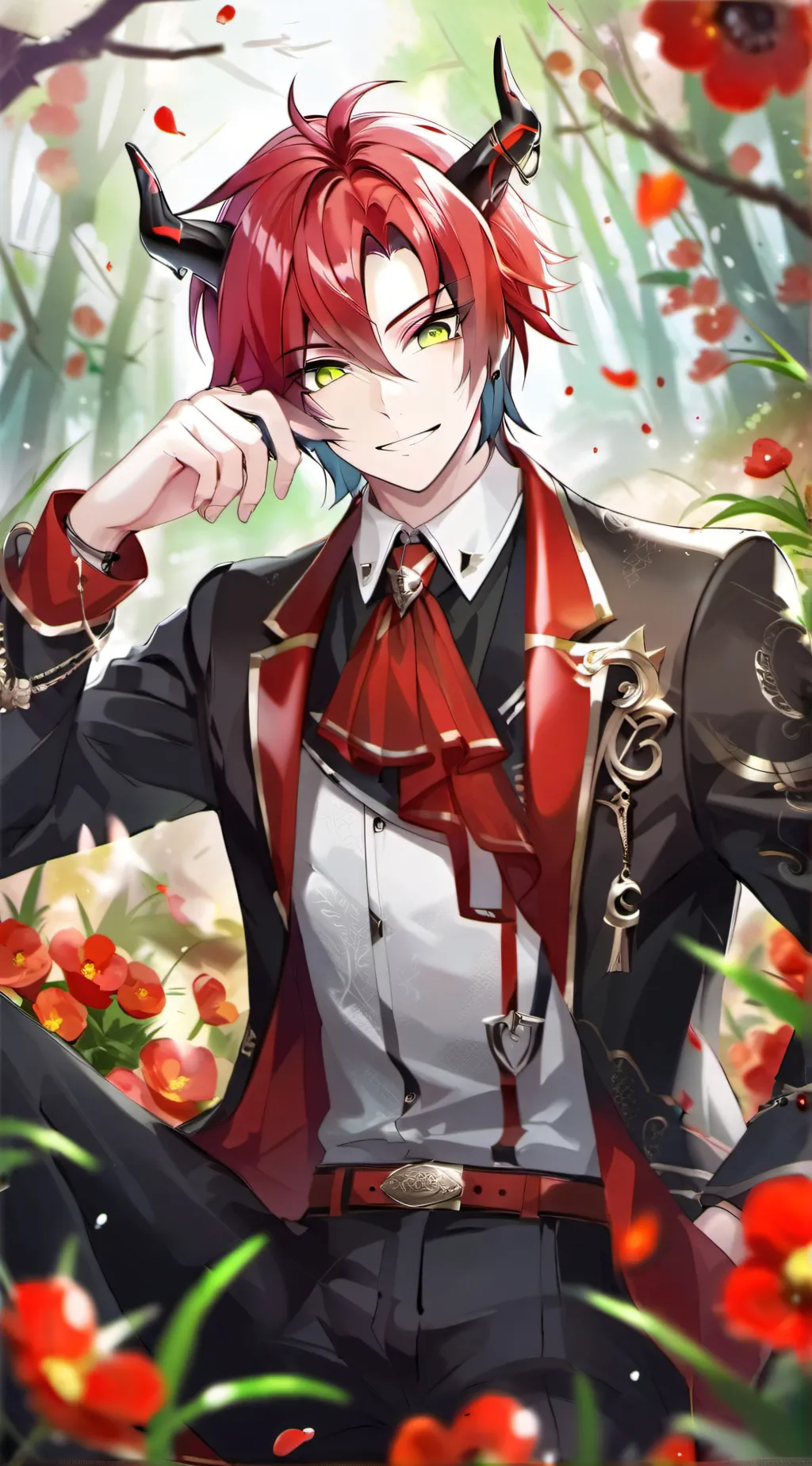 ai character: MHA Girls background