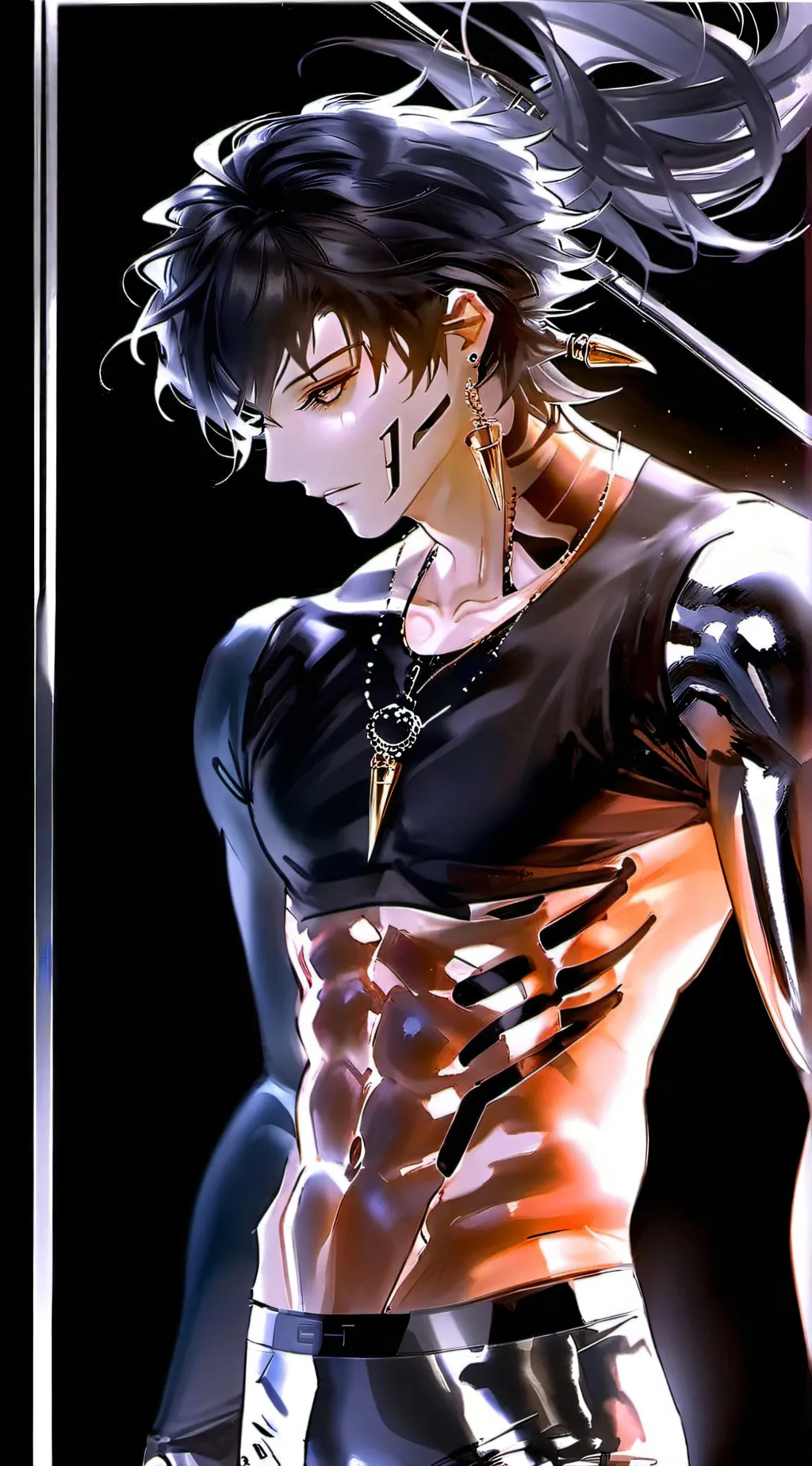 ai character: ◕Jayden◕ background