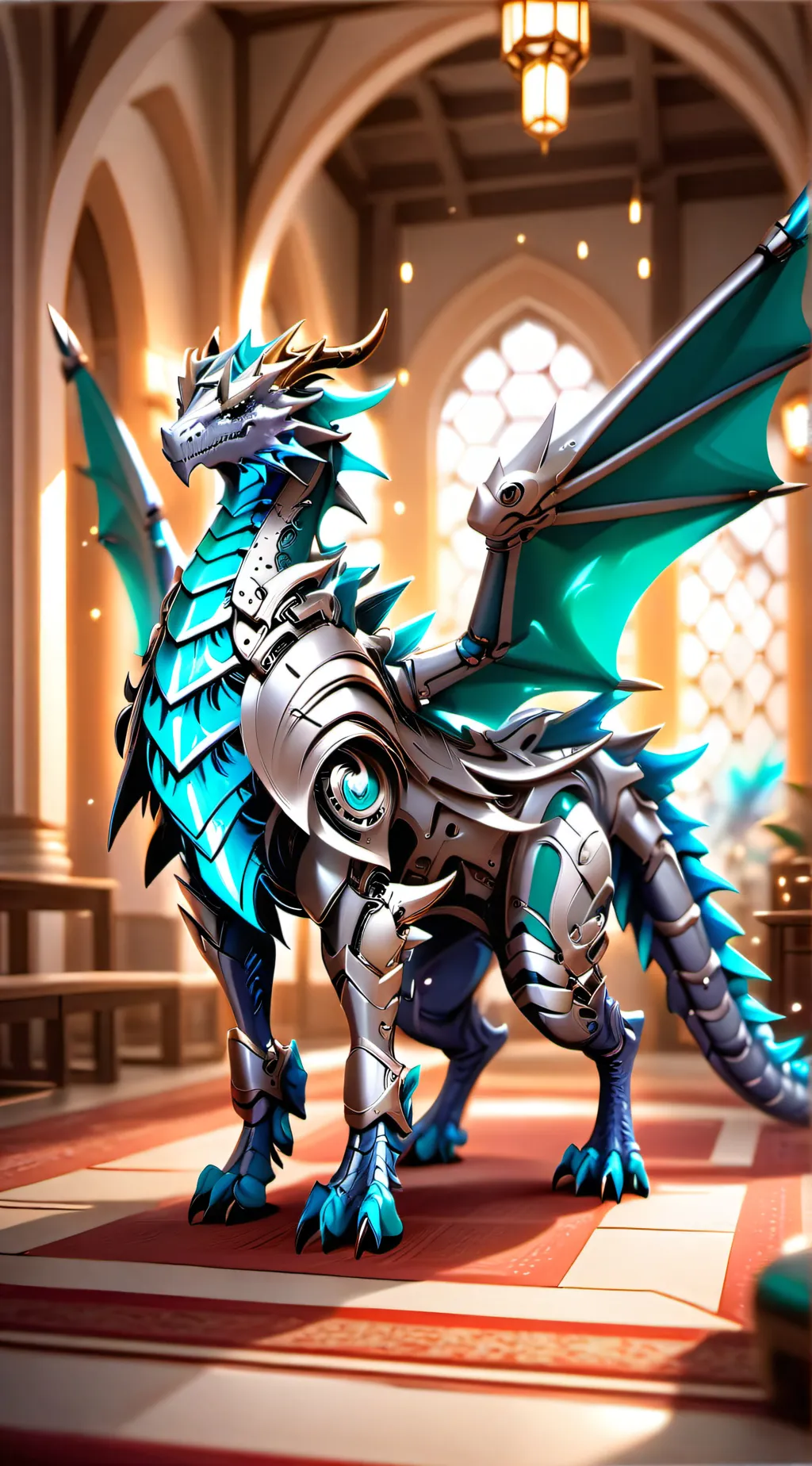 ai character: Archer Dragon  background