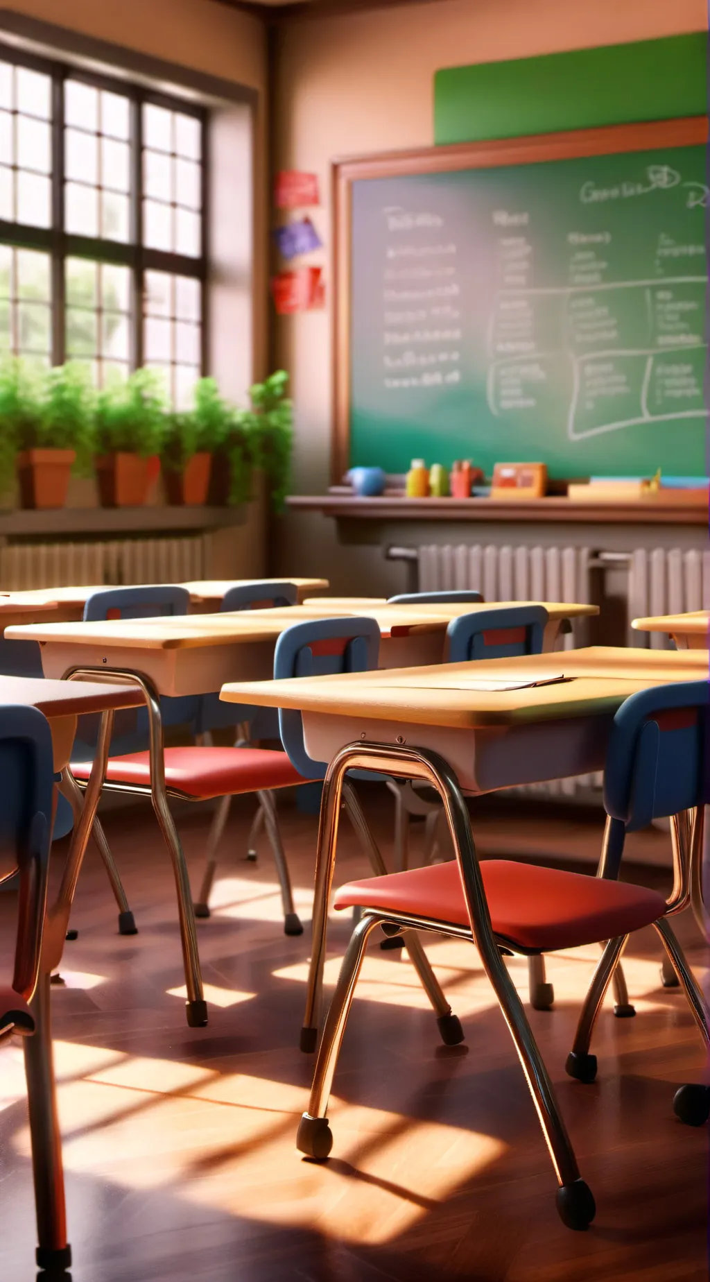 ai character: a school  background