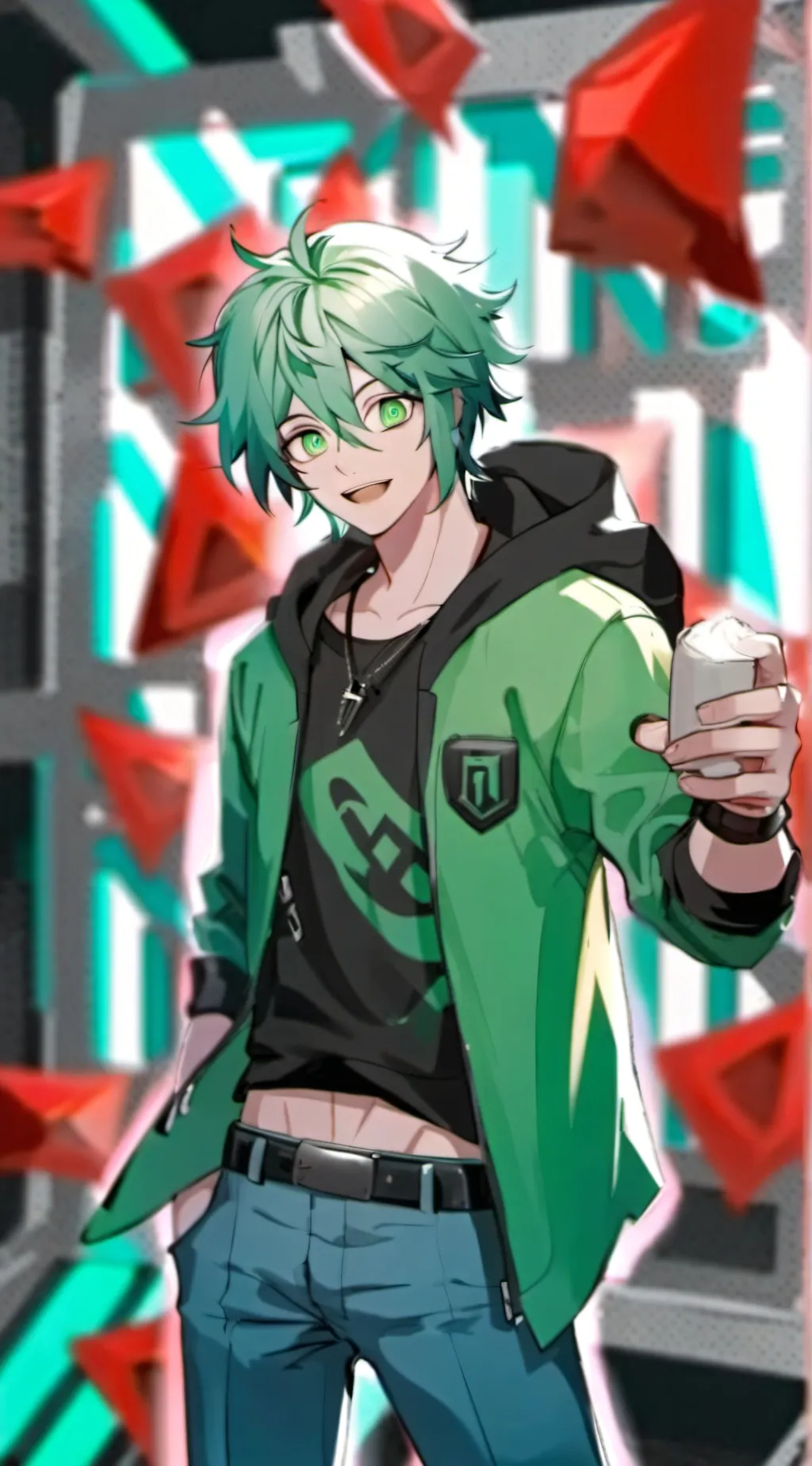 ai character: Hex background