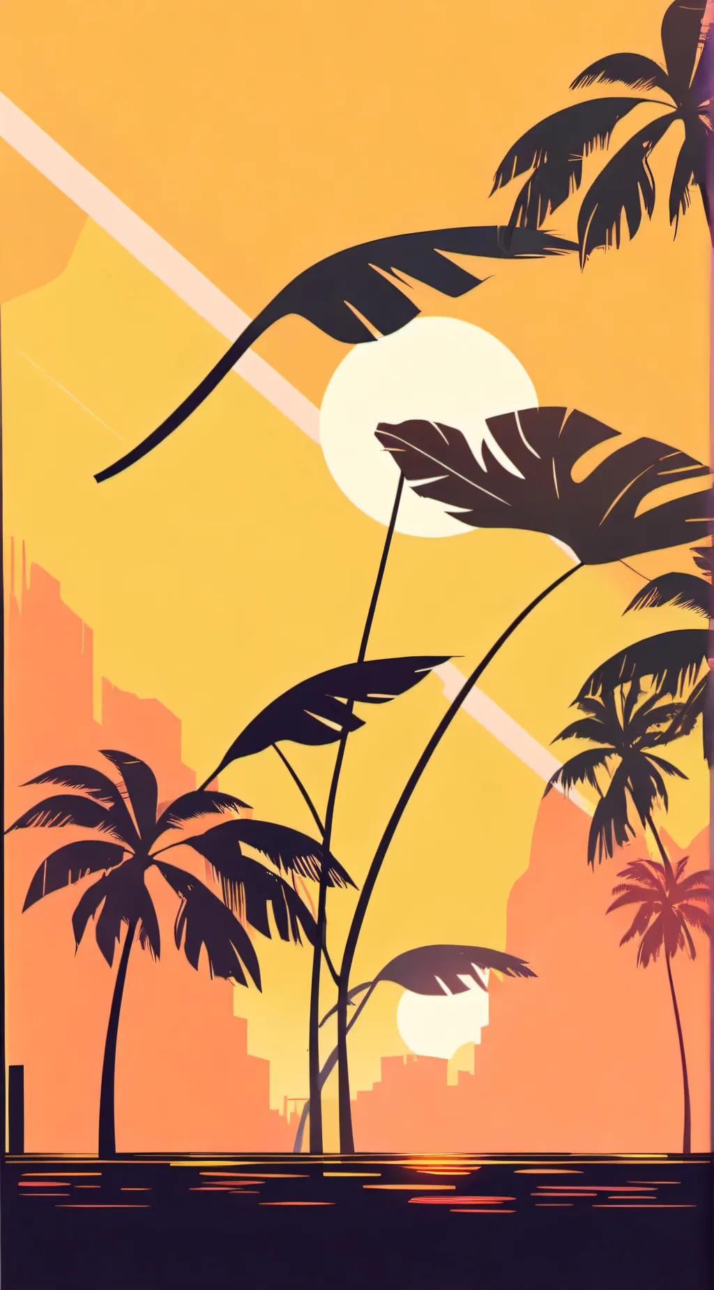 ai character: Fpe (on the beach) background