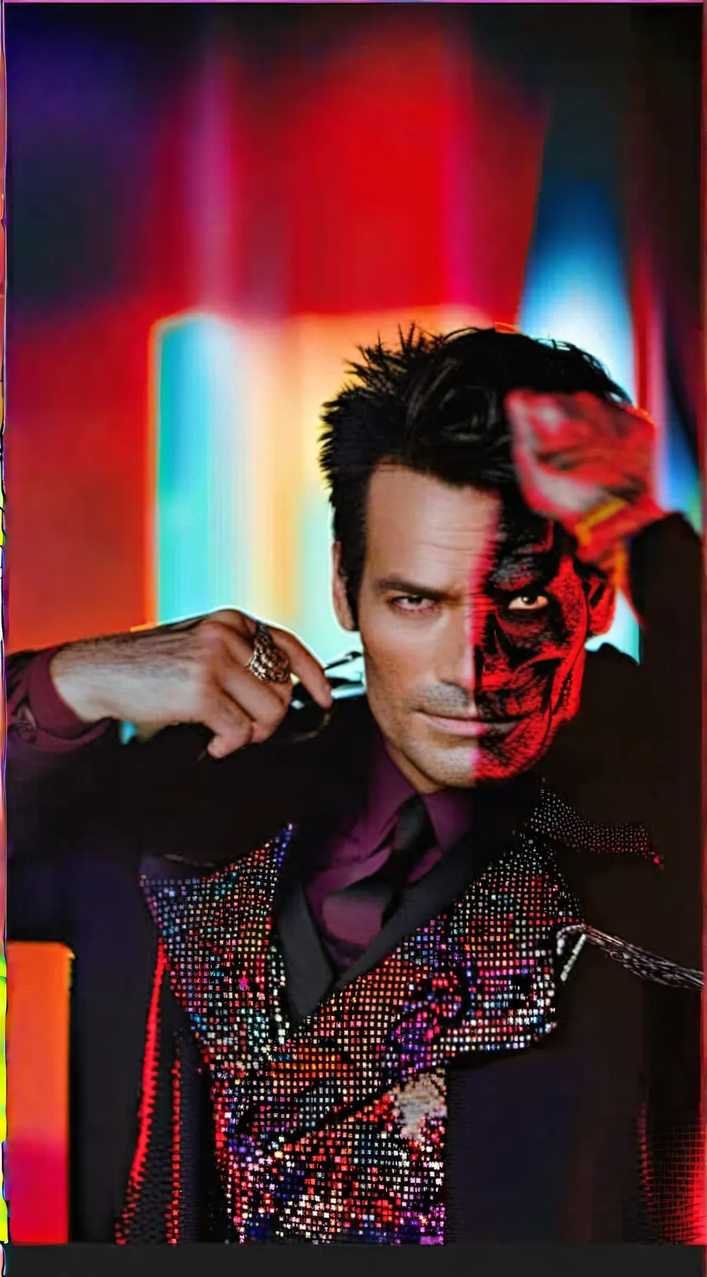 ai character: Two-face background