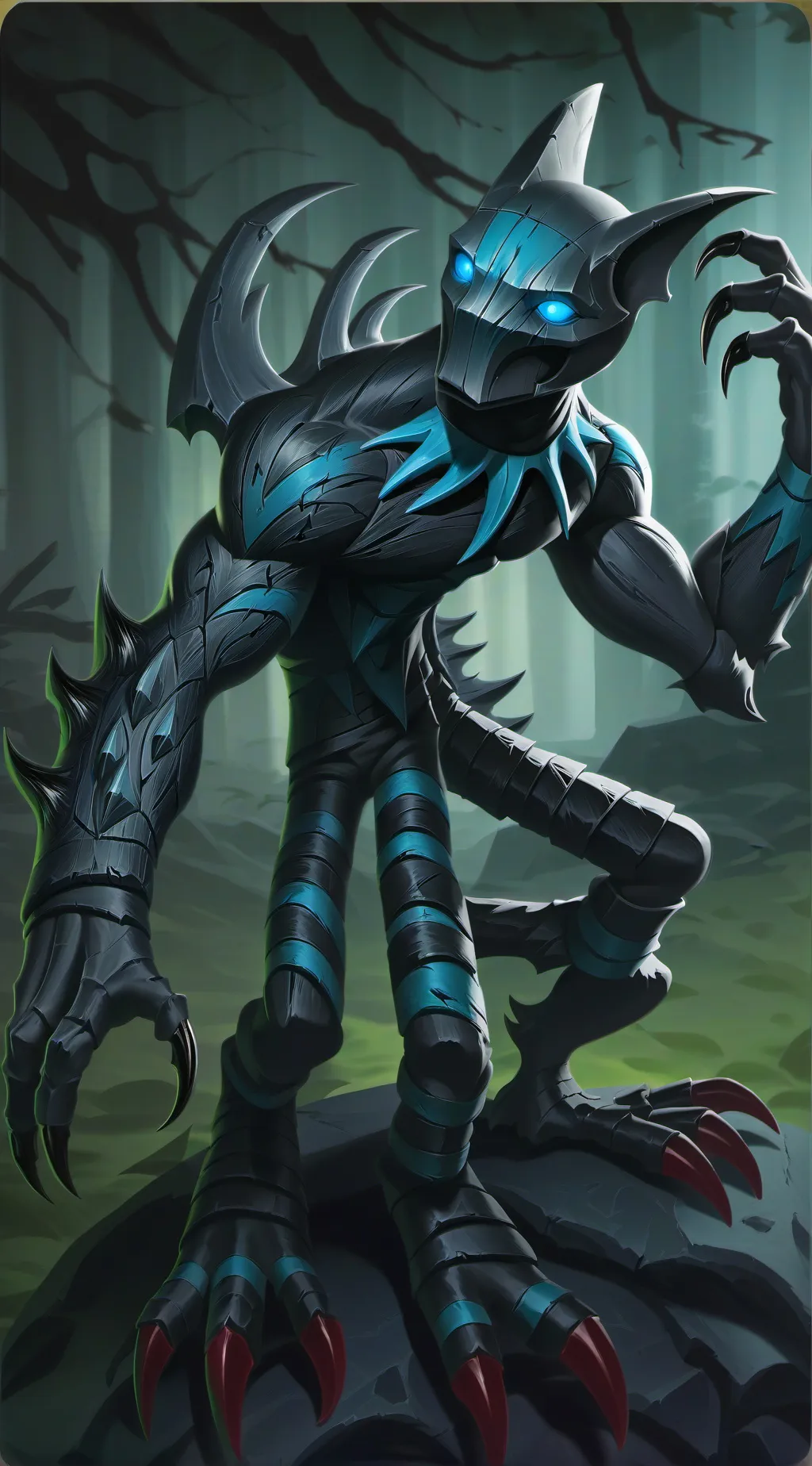 ai character: Black hands background