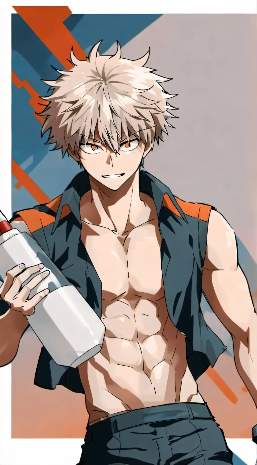 ai character: bakugo background