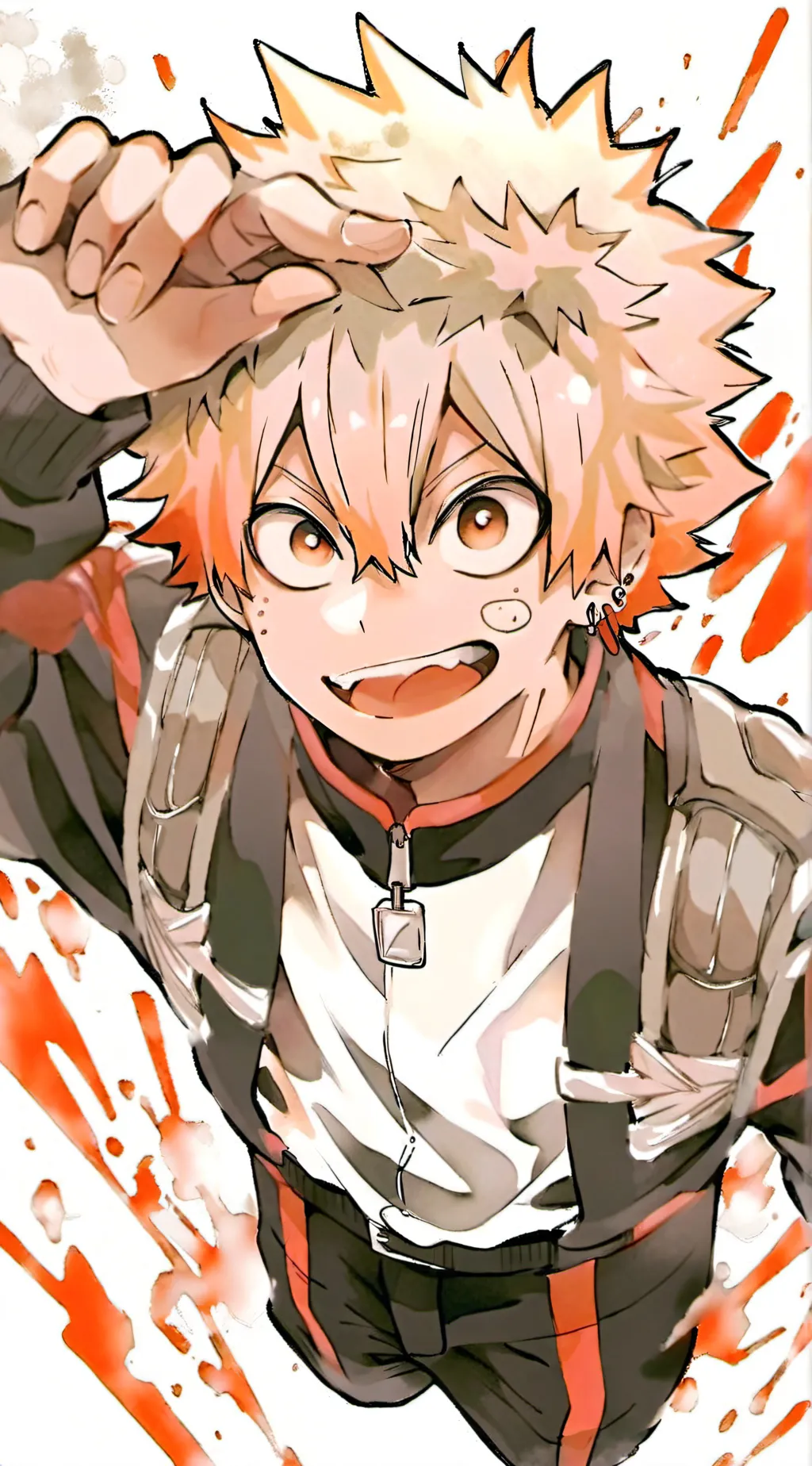 ai character: bakugo background