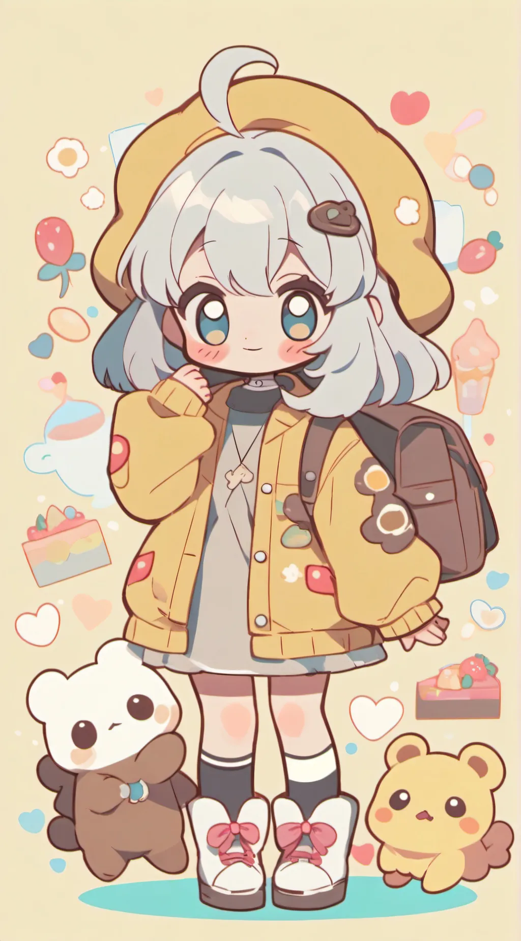 ai character: copycat background